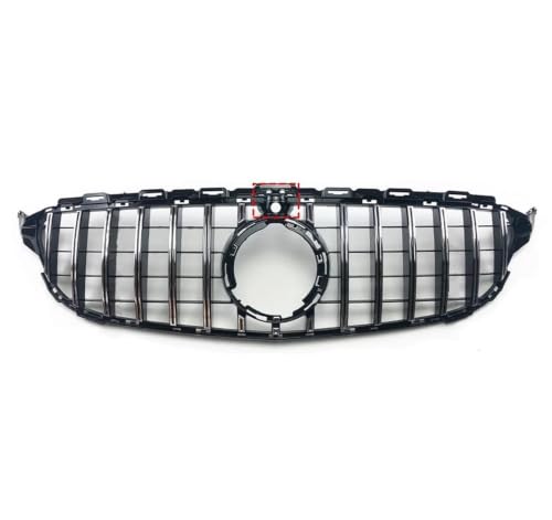 Calandre Mercedes W205 C43 AMG C200 grille avant argentée pour capot 2014-2021