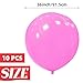 90 CM Grosse Bunt Luftballons, 10 Stück 36 Zoll Riese Luftballon Helium, Latex Riesige Ballon Dekoration für Hochzeit Karnevals Deko Festivals (10 Farbe)
