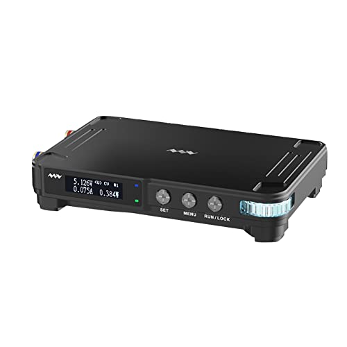 SHUIYUE 30V 10A 300W Mini módulo de alimentación Digital portátil Módulo de alimentación Multifuncional Protecciones múltiples Módulo de alimentación Digital de aleación de Aluminio con Pantalla OLED Cover