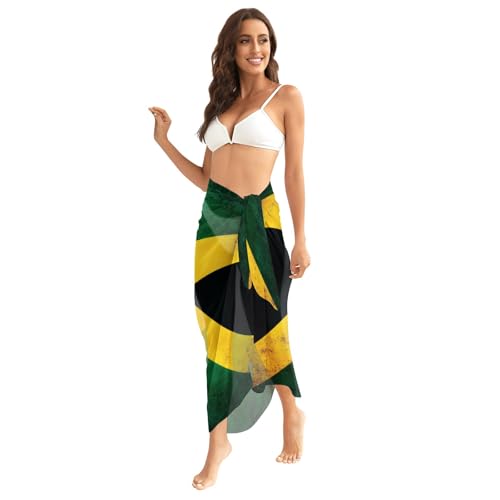 Womens Chiffon Beach Pareos Sarong Sheer Swimsuit Cover Ups Swimwear Bikini Wrap4