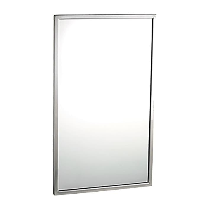 BOBRICK 2908 2436 Tempered Glass Welded-Frame Mirror