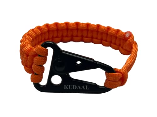 KUDAAL Chaveiro Paracord Cordão tático para homens e mulheres, carteira, acessórios para carregar pa