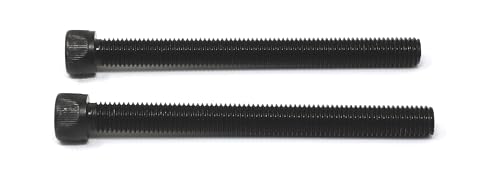 Image of iexcell 2 Pcs M12 x 130mm Thread Pitch 1.75 mm Alloy Steel 12.9 Grade Hex Socket Head Cap Screws Bolts Kit, Black Oxide Finish