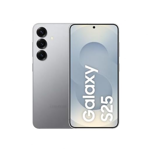 Samsung Galaxy S25 AI Smartphone mit Galaxy AI, Ohne Vertrag, AI Handy mit Android, 12 GB RAM, 256 GB Speicher, 50-MP-Kamera, Silver Shadow, 3 Jahre Herstellergarantie [Exklusiv auf Amazon]