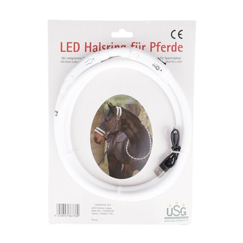Halsring für Pferde mit LED-Beleuchtung von USG