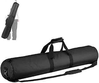 Goshoot 125x20cm Tripod Bag Light Stand Carry Case Foam Padded Nylon Adjustable Shoulder Strap Large Sturdy Storage Bag for Tripods Monopod Photography Equipment Umbrella Boom Arm Photo Studio