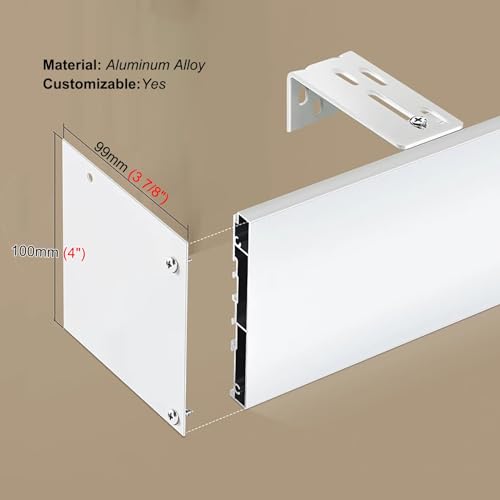 Cenefa de cortina decorativa de 5m sin rieles para una sala elegante 5