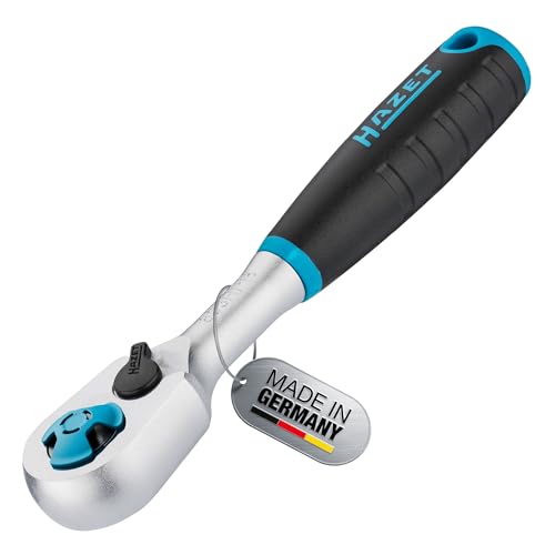 Image of HAZET Hiper Fine-Tooth Reversible Ratchet 863HPB For Bits I Output: Hexagon 6.3 Mm 1 /4 Inch, Small Operating Angle (4 Degrees), Extremely Resilient I For Use in the Tightest of Spaces