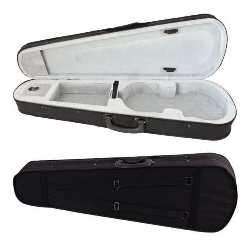 Nylon Black Triangle Enhanced 4/4 Acoustic Violin Case (black full)