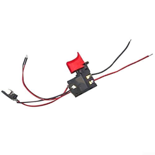 Interruptor de control de velocidad de repuesto para taladro eléctrico Bosch 10 8V 12V compatible con interruptor de gatillo de metal