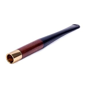 Dr. Watson – 3.9″ Short Wooden Cigarette Holder, fits Regular Cigarettes, Smooth Finish, Handmade