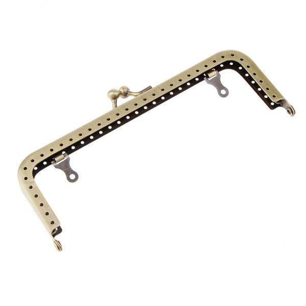 Bnf® 2xSquared Clutch Purse Frame Kiss Clasp Lock Handle DIY Bag Accessories 15.5cm Clothing, Shoes & Accessories | Womens Handbags & Bags | Handbag Accessories-picture-21