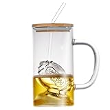 MADARC SPORT Football Beer Pint Drinking Glass 16Oz, with 3D relief Football Ball Shape inside