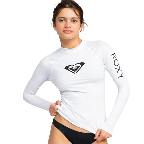 Image of Roxy Women's Long Sleeve Compression Fit Rashguard UPF 50+ Quick Dry Recycled Swim Shirt