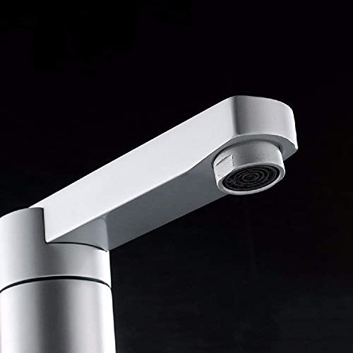 Robinet de cuisine orientable à 360° en aluminium fluide