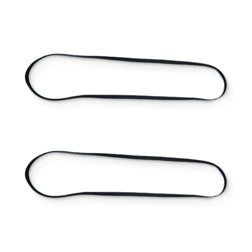 JEYORZY 2 pcs Courroies de Phonographe en Caoutchouc Élastique - Remplacement pour Platine Vinyle...