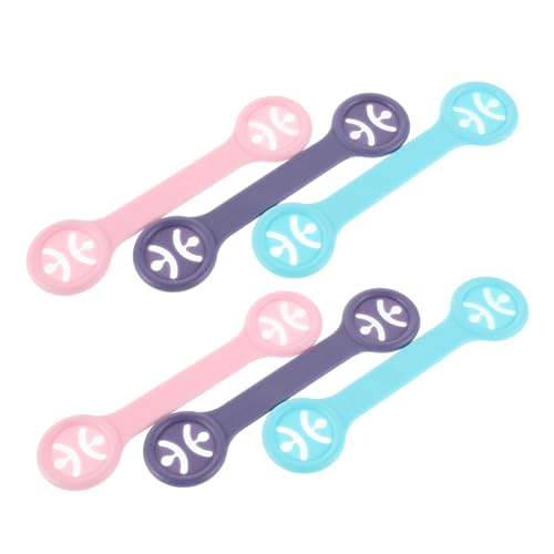 BIUDECO 6 Pinzas Ajustables Para Baberos De Bebé Con Soportes Fáciles De Usar Y Transportar Para Recién Nacidos, Con Soporte Para Comer Bocadillos Y Viajar.
