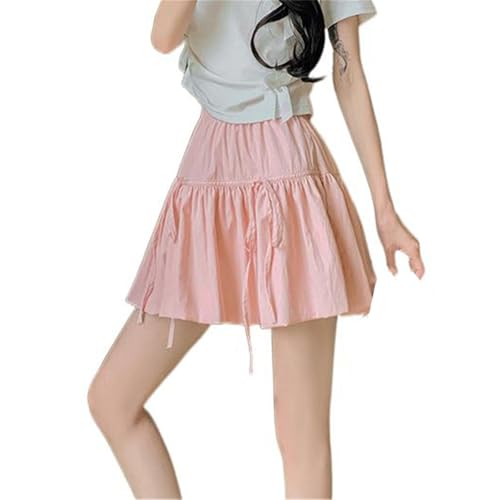 Women's Slim Fit High Waisted Wool Pleated Skirt A-Line Fall Winter2