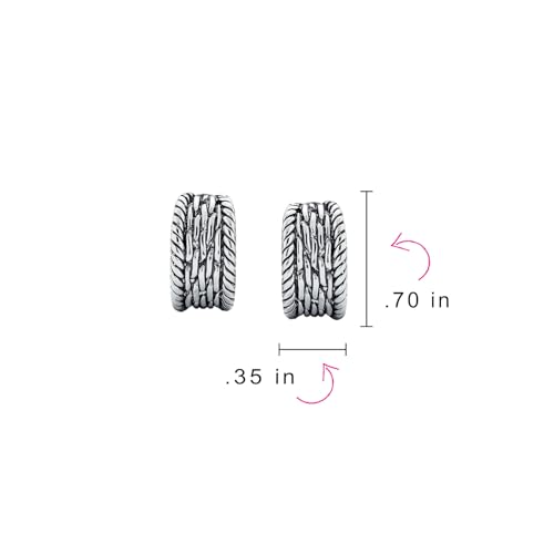 Boucles d'oreilles clip demi-créoles tressées : le cadeau idéal sans perçage - 5