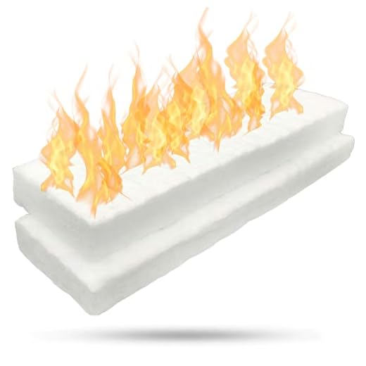 GRINADA® Chimenea de Fibra de Cerámica, Bioetanol, Lana y Esponja de Cerámica, Biochimenea, Accesorios para Chimenea