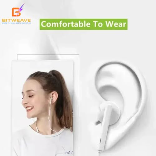 Image of Wired Earphones with Mic for iPhone 14 /13 /12 /11 /X /XS /XR /8 /7 | Stereo Sound Earbuds with Volume Control | Lightng Connector | Compatible with iOS Devices
