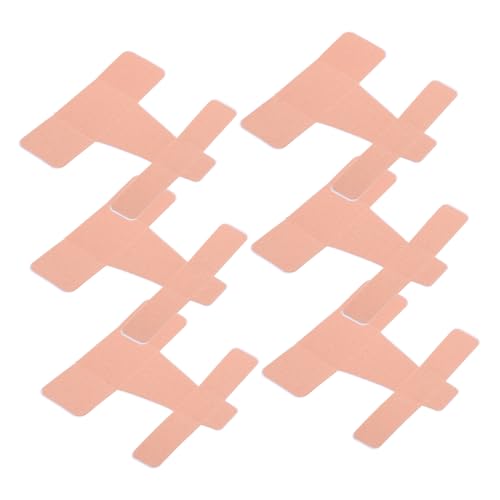 FOMIYES 6Pcs Foot Toe Protector Patch Soft Elastic Toe Separator Sticker for Foot Care Prevention Comfort Support Skin Tone Design