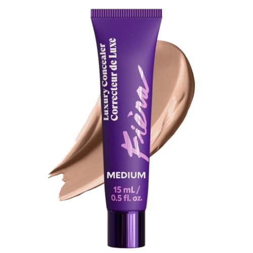 Fira Luxury Concealer & Foundation with Anti-Aging Ingredients - Full Coverage for Dark Circles Wrinkles Fine Lines and Spots All-Day Wear For Mature Skin - Medium 0.5 FL. OZ. / 15 ML