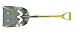 Nupla AGS12D-E #12 Ergo Power Aluminum Scoop, D Grip, 27" Handle