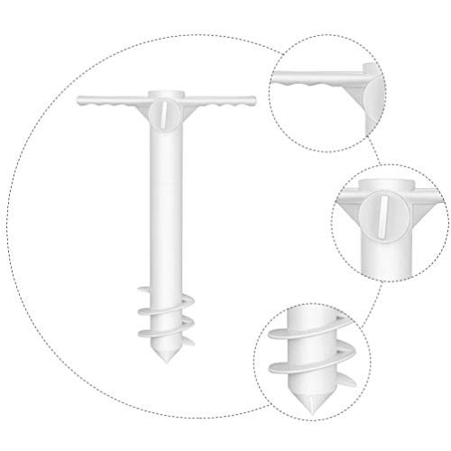 BESPORTBLE Guarda- Chuva de Praia de Areia Conjunto Âncora Estande Titular Guarda- Chuva de Praia Gu