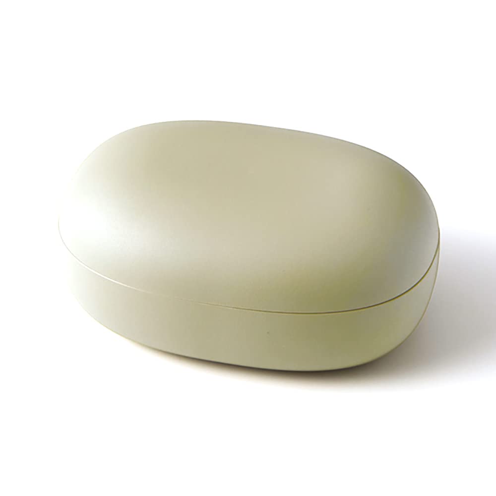 Takenaka Mayu Lunch Box, S, Light Khaki, 14.2 fl oz (420 ml) + 6.1 fl oz (180 ml)