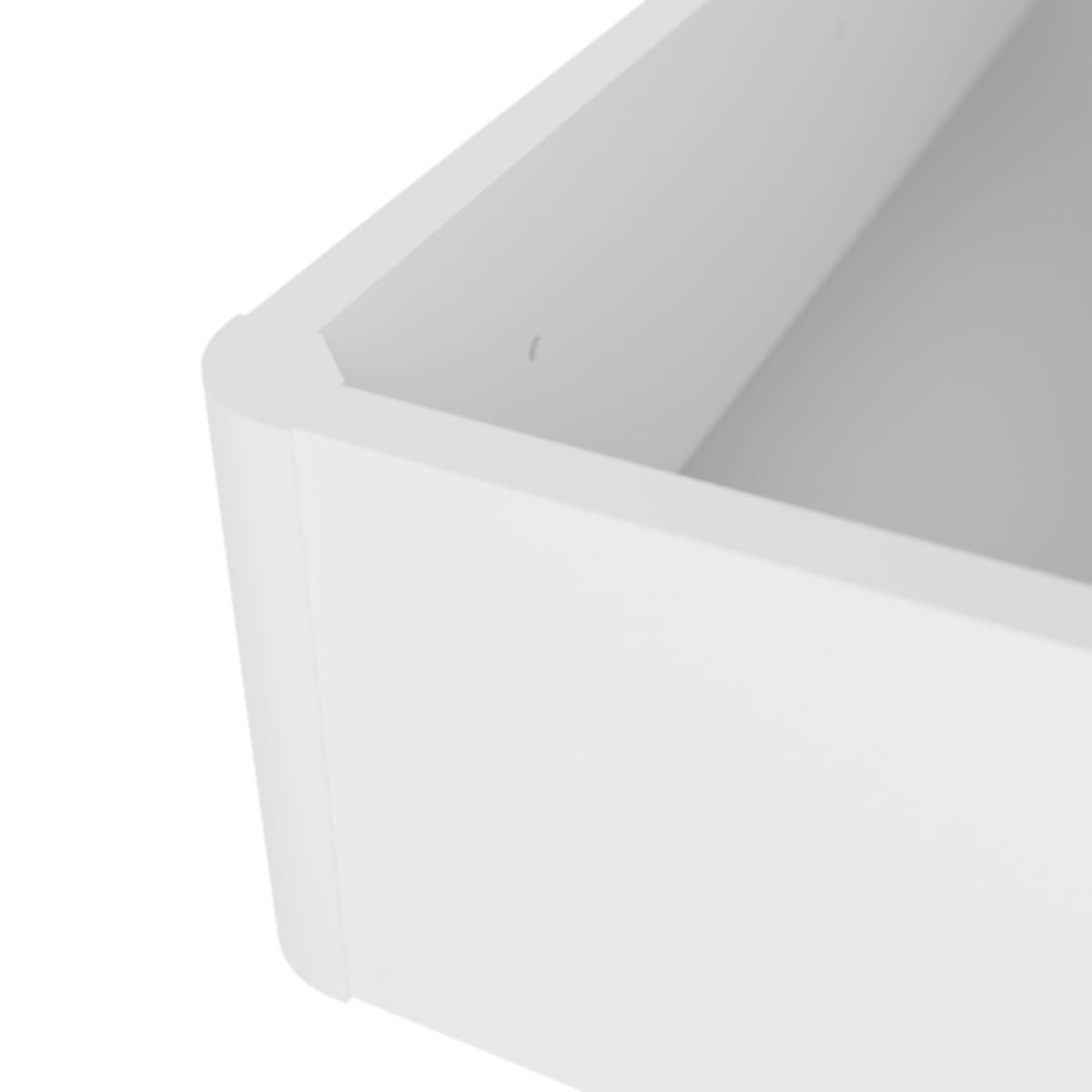 Somnia Descanso - Canapé Abatible Madera Gran Capacidad, Cajón Grosor 30mm,Tapa Reforzada y Transpirable, Blanco, 135 x 190