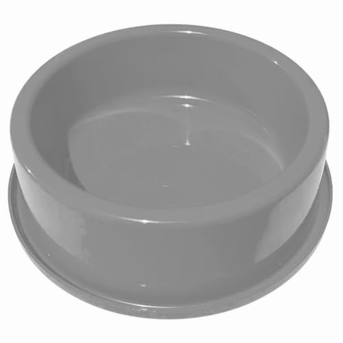 Comedouro Bebedouro Antiformiga para Cães e Gatos, 300ml, Plástico Resistente, BPA Free, Base Estável, Barreira de Água (Cinza)