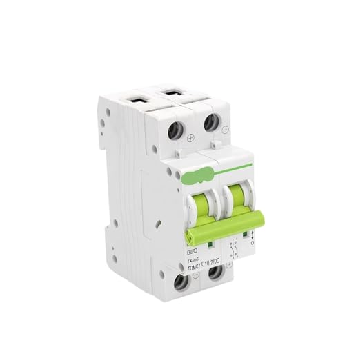 Disyuntor solar 110V 220V de 10A con interruptor automático miniatura DC de dos polos