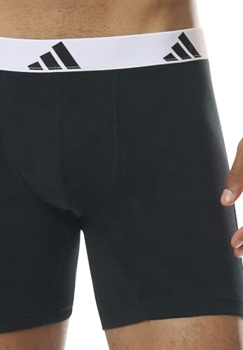 Image of Adidas Men's Boxer Shorts (Pack of 3) Boxer Brief Cyclist Underwear (Size S - 3XL) - Comfortable Underwear Men
