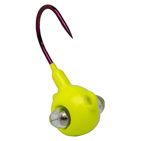 Kalin's Rattlin Google Eye Live Bait Jig, Chartreuse, 3/8 Oz. Cover