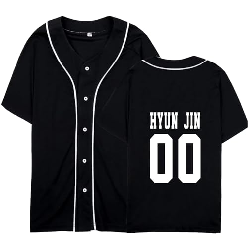 babyhealthy Bangchan Felix Jersey Hyunjin Shirts Fans Support Tees Merch miniatura 1