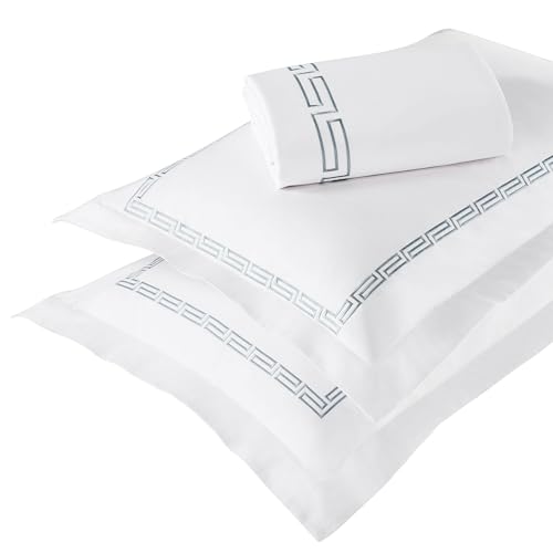 Housse de couette boutons et taies d'oreiller coton doux
