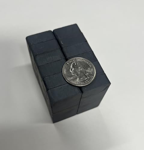 AZ Industries, Inc. AZ Industries Ceramic Rectangular Block Domino Magnet, 12-Pack, Bi-Pole Magnetized, 1 7/8