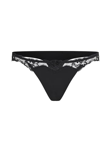 Hunkemöller Damen String Secret Lace M, Black