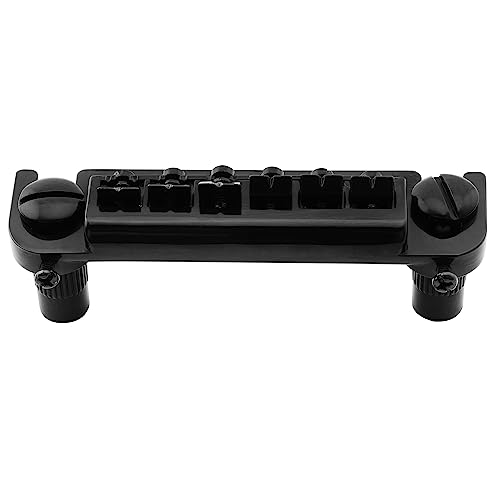 Musiclily Pro 52,5mm Estilo Badass Ajustable Puente Wraparound para Guitarra Epiphone Les Paul Junior LP Style, Negro