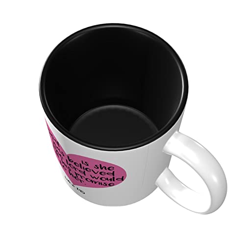 Blessed is She Luke 145 Christian Mug Regalo Inspirational Women Scripture Quote Faith,Inner Color Taza de café Taza de… - Imagen 5