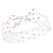 Hudson Baby Unisex Cotton and Synthetic Headbands, Fashion Prints, 0-24 Months