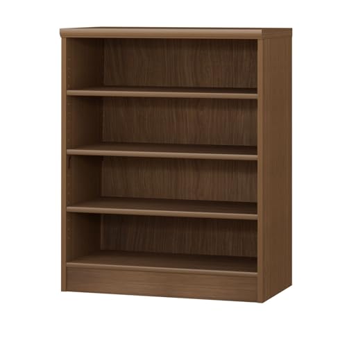 【新登場】日本製 オーダー 本棚 奥行40cm×高さ88.1cm×幅70cm 標準棚板 ウォールナットブラウン F★★★★ 低ホルマリン 幅1cm単位のオーダーマルチラック shelfit/シェルフィット