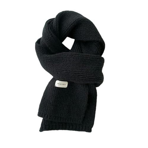 TILEZE Écharpe Femmes Écharpes Cachemire Lady Hiver Thicken Chaud Doux Pashmina Châles Wraps Femme Couleur Pure Tricot Longue Écharpe