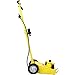 22 Ton Hydraulic Floor Jack Air-Operated Axle Bottle Jack with (4) Extension Saddle Set Built-in Wheels,Yellow