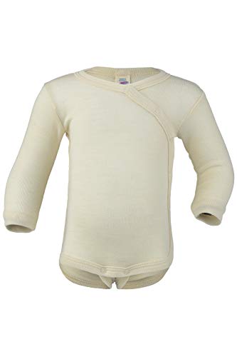 Engel Baby bagnetto body a maniche lunghe in lana