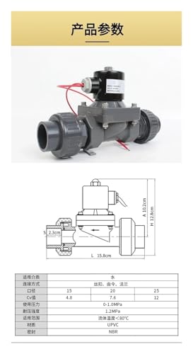 Électrovanne Double Voie 6 Points pour circuit eau et interrupteur solénoïde 220V - 4