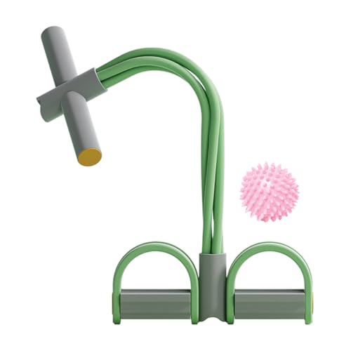 Pedal Widerstandsband - Fitnesstraining Expander - Elastische Zugseil Bauchtrainer Mit Griffstück - Multifunktions-Leg-Exerciser Für Fitness Abnehmen Training Yoga