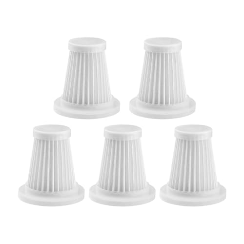 IYOFINE Car Vacuum Cleaner Original Filter Set, 5 HEPA Filter, Adapted to IYOFINE V8 Plus/ST-6653 Plus Handheld Vacuum Cleaners,Robust and Durable, Washable 5 PCS (5 Pack)