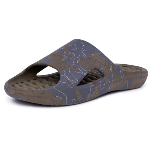 Nautica Men's Athletic Slides Sport Shower Sandals for Indoor & Outdoor - Lightweight, Durable and Comfortable